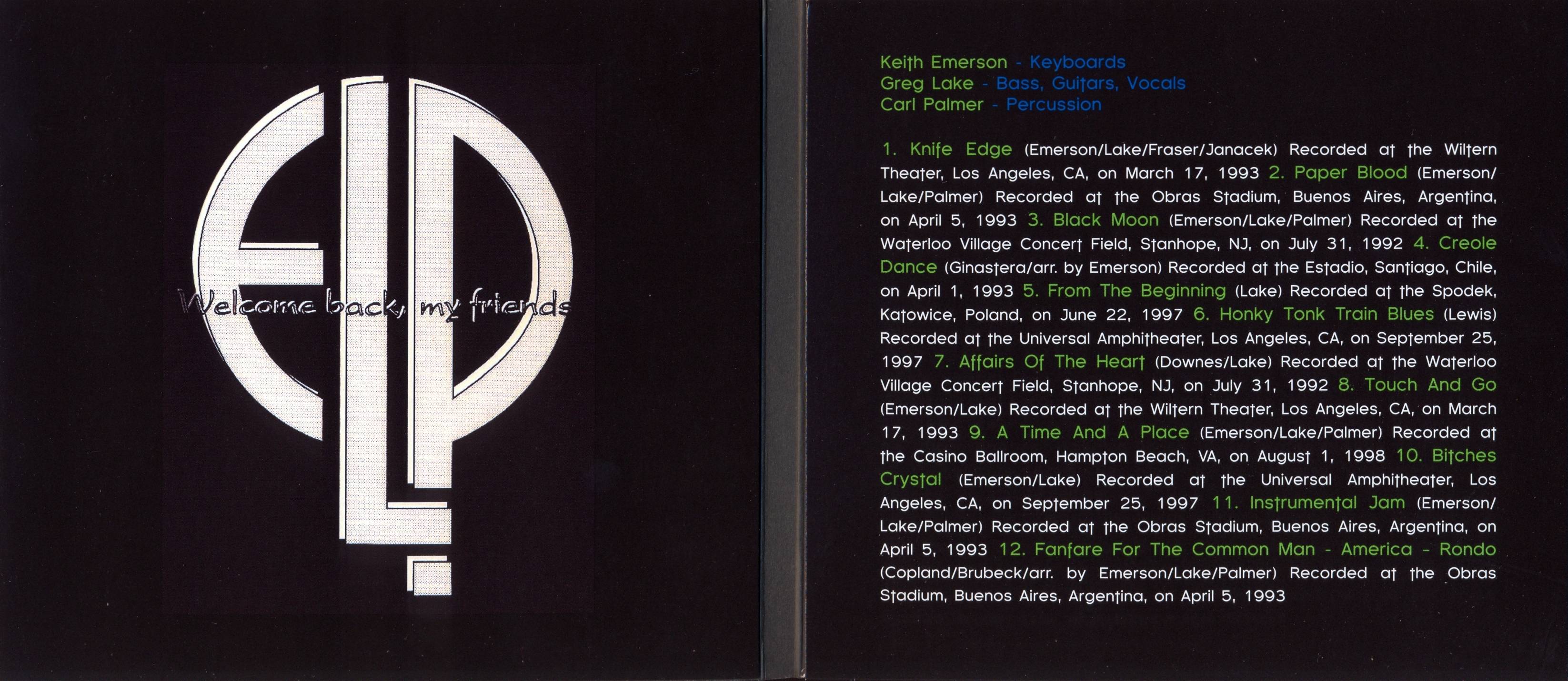 Emerson, Lake and Palmer A Time and A Place [digipack03 2]